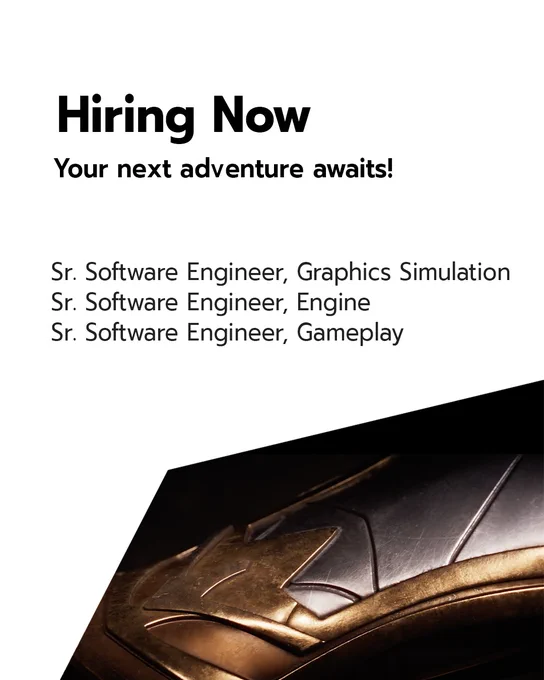 Hiring now for software engineer roles.