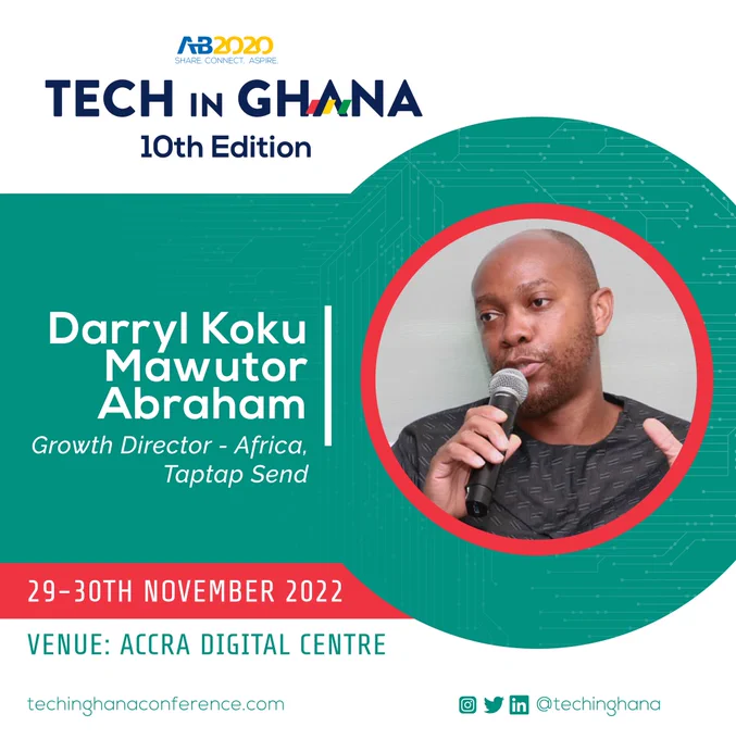 Darryl Koku Mawutor Abraham
Growth Director - Africa 
Taptap Send