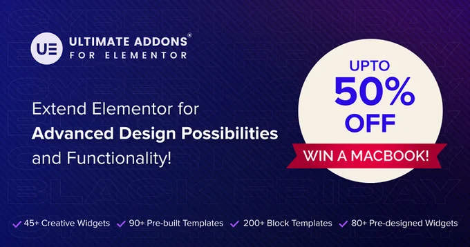 Ultimate Addons for Elementor: Most popular Elementor addon! 