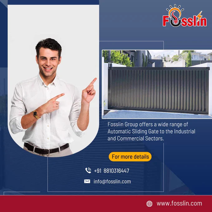 FOSSLIN (Group) provide two distinct types of sliding security gates and our manual and automatic sliding gates are perfect for use in either commercial or industrial premises.  We provide you with a beautiful designs as well as quality. Our sole goal is to provide our clients with low cost and high quality products.