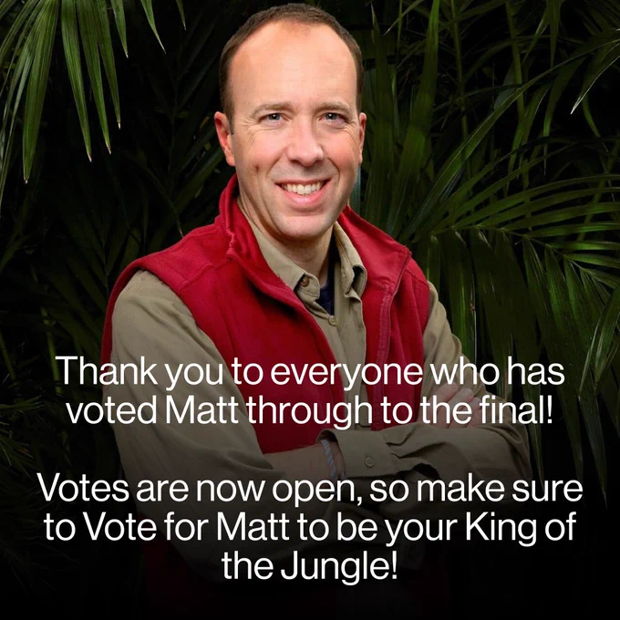 Vote for Matt to be your King of the Jungle