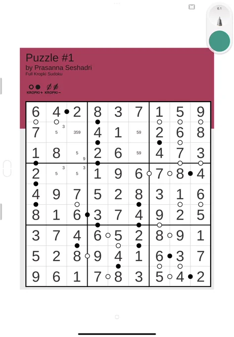 Almost done sudoku 