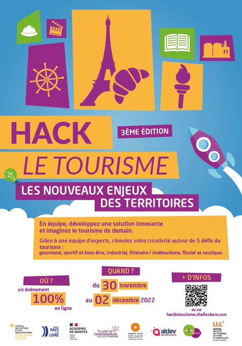Affiche Hack Le Tourisme 2022