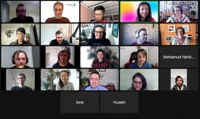 Screenshot from the MozFest session “An Open Future with Knowledge at its Core”