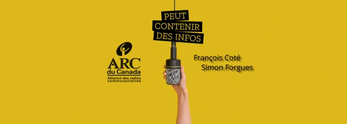 Peut contenir des infos, l'émission radiophonique d'information diffusée à chaque semaine sur les radios membres de l'Alliance des radios communautaires du Canada.