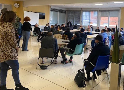 Présentation des métiers avec Promotrans, Adecco transport et Pôle emploi 