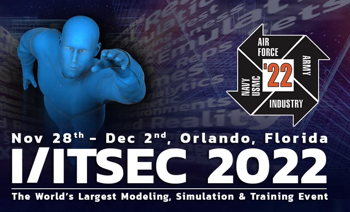 I/ITSEC Logo and event graphic.