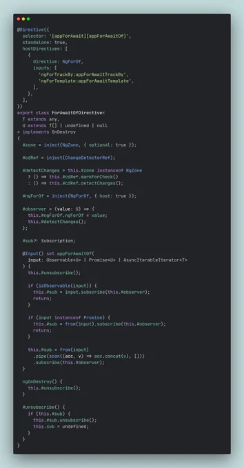 Code from https://stackblitz.com/edit/ng-for-await?file=src/for-await-of.directive.ts