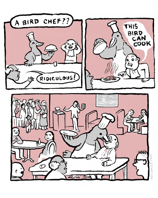 Bird Chef possibly inspired by @pants