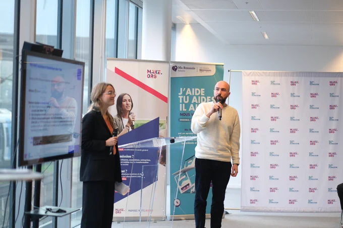🎤"L’objectif de notre projet a été d’accompagner les dirigeants de TPE et PME sur les enjeux RH et d’accessibilité. Aujourd’hui 400 entreprises ont été formées grâce à ces vidéos.", @jean_figarol - @Goods_to_Know 
#ActionHandicap