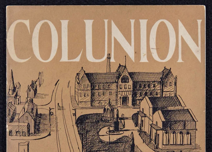 Image of the first Salford Uni Newsletter, 'Collusion'