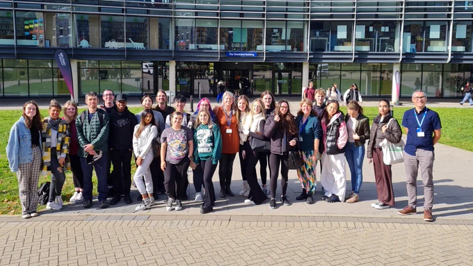 First year students on Brighton University's BSc (Hons) in Diagnostic Radiography (credit: Charlene Wallace 2022)