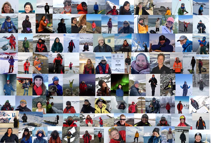 photo collage of 100 polar women