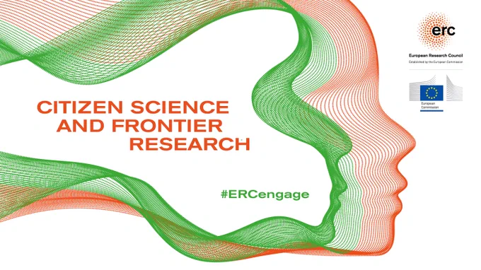 The poster of the ERC conference on citizen science and frontier research 2022