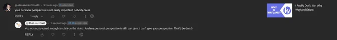 Dumb commenter.