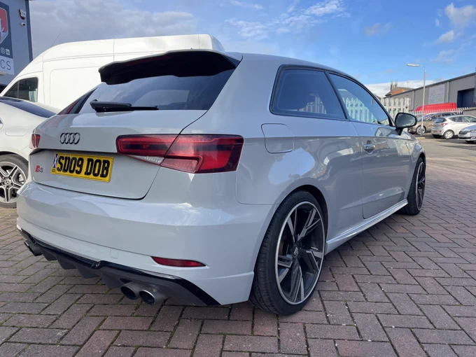 Audi S3 Nardo Grey Wrap by Clyde Wraps Glasgow