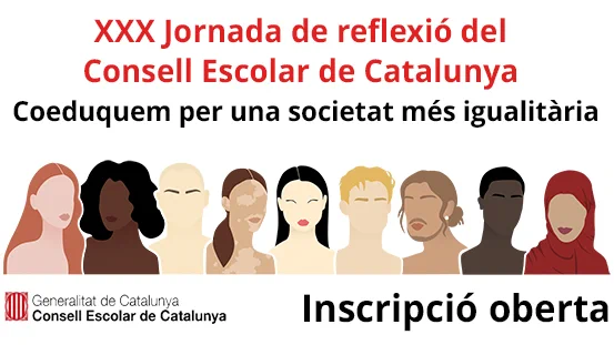 Inscripció a la XXX Jornada de reflexió "Coeduquem per una societat més igualitària". Dissabte 14 de gener de 2023