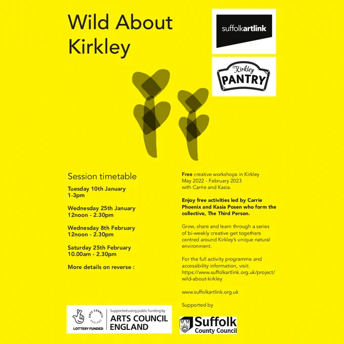 Front page of Wild Abou Kirkley flyer