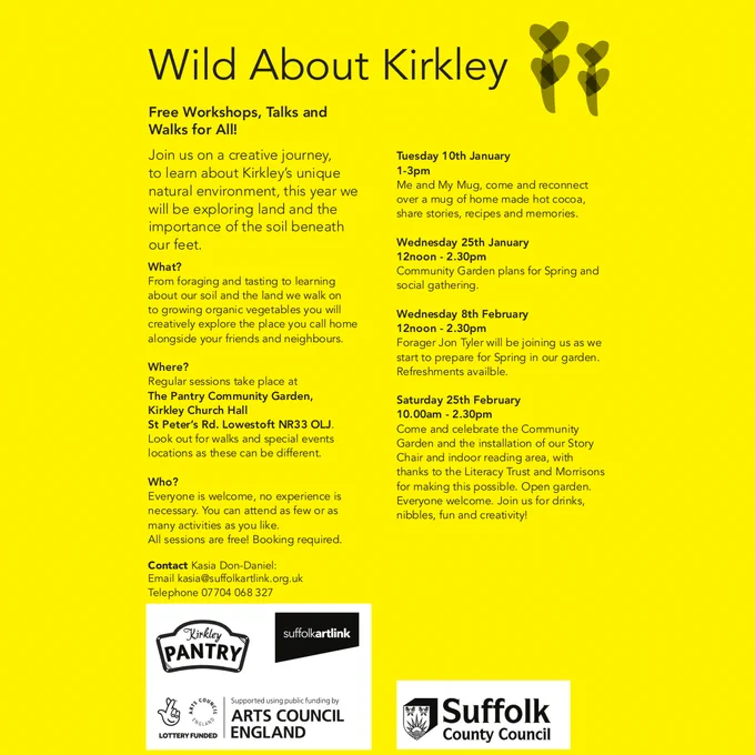 Back of Wild About Kirkley flyer