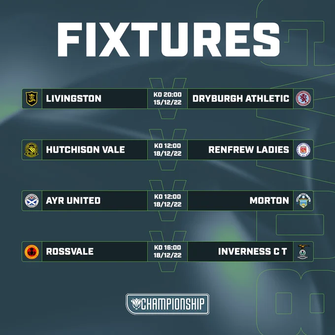 week 8 fixtures