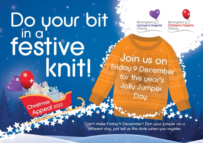 Jolly Jumper Day on Friday 9 December