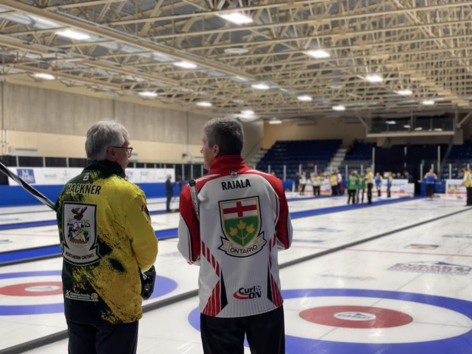 Team members from Northern Ontario and Ontario Men's. 