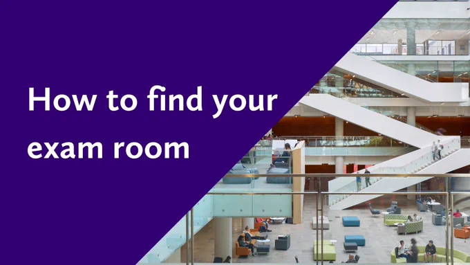 How to find your exam room