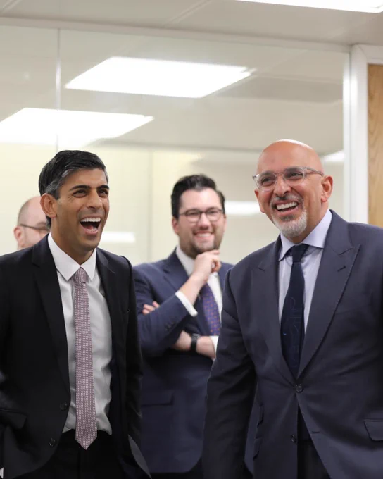 Nadhim with the Prime Minister at CCHQ