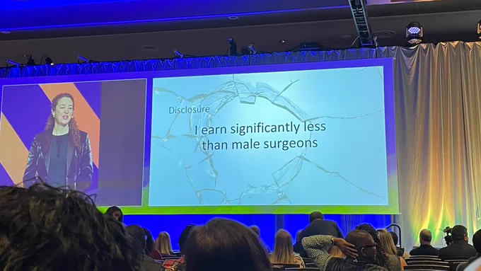 Dr. Fariba Mohtashami’s 🔥 talk inspiring us to continue fighting the challenges female surgeons face in the world of medicine