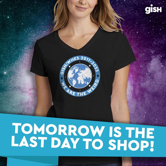 Tomorrow is the last day to shop.