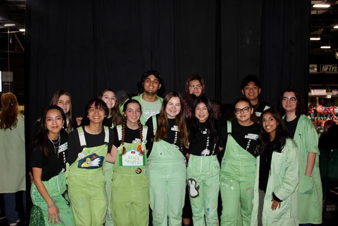 A robotics team picture.