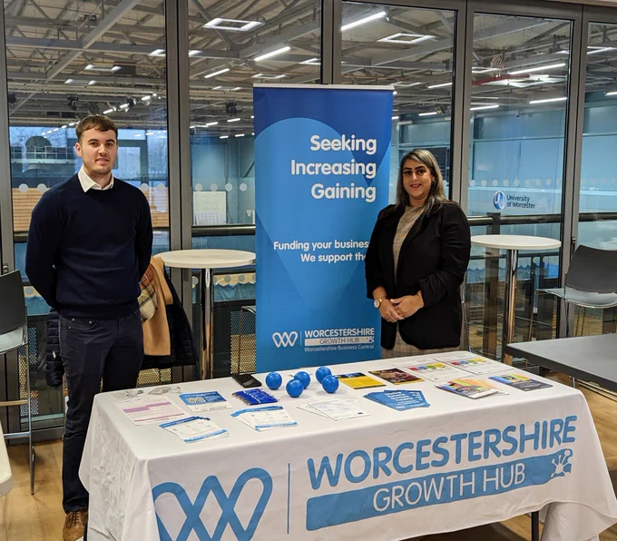 Photo of the WGH team at the Elevate Tech showcase event.