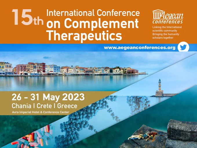 Embracing these important developments, we are delighted to announce the 15th International Conference on Complement Therapeutics which will bring together leading experts from academia, the biopharma industry and drug regulatory agencies to discuss the latest developments in complement therapeutics, clinical trials and new aspects of complement-driven pathophysiology in emerging indications. Topics will include: Molecular mechanisms and targets in complement-related diseases; Novel inhibitors & pipeline compounds; Hematological disorders; Organ & cell transplantation, I/R injury and chronic rejection; Kidney diseases; Neurological & ocular diseases; Acute and chronic inflammatory disorders; Infectious diseases & COVID-19; complement targeting in cancer immunotherapy; complement biomarkers in disease diagnosis and therapy; Novel and unexpected indications.