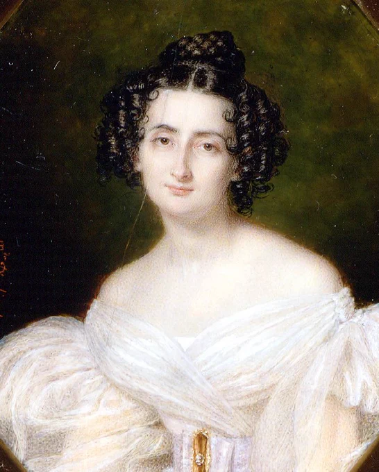 Portrait of author Phebe Gibbes aka Mrs Lazarus, the wife of Joshua Lazarus.