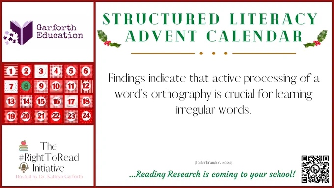 Findings indicate that active processing of a word's orthography is crucial for learning irregular words.