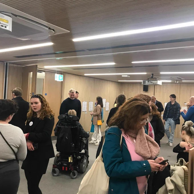 Attendees of the Unique: A Disabled Perspective Launch.