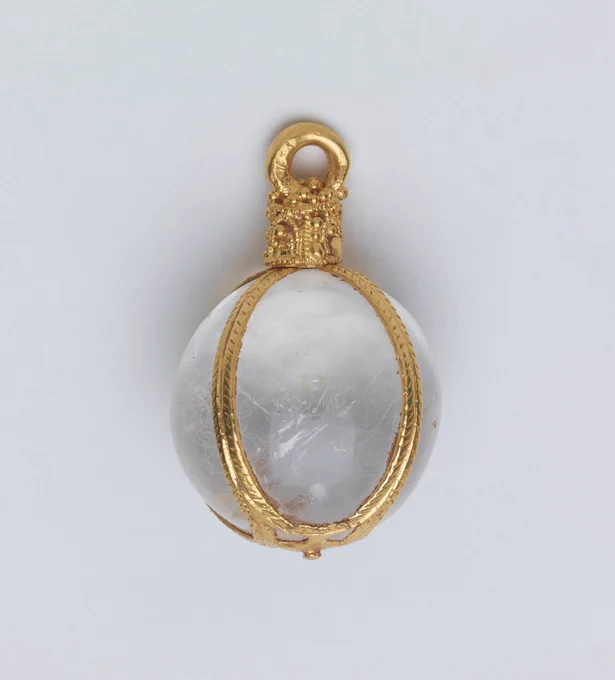 Crystal sphere which is part of the Herefordshire Hoard