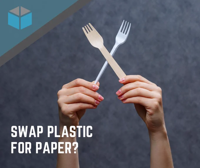 Swap plastic for paper?