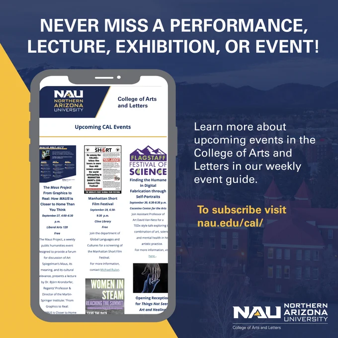 Promotional post for CAL newsletter