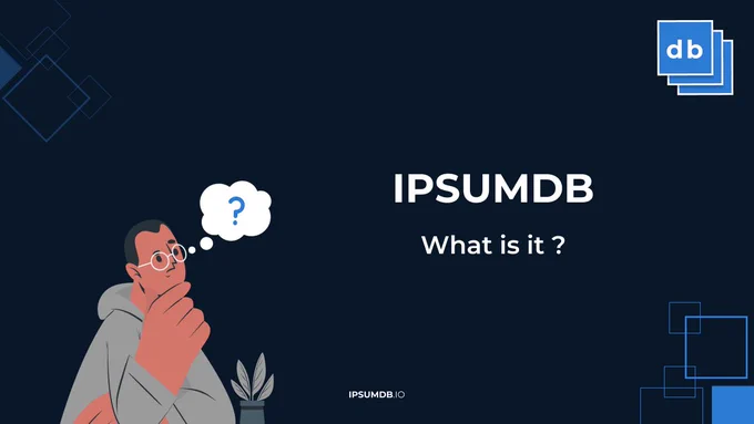 Title of slide What is ipsumdb ?