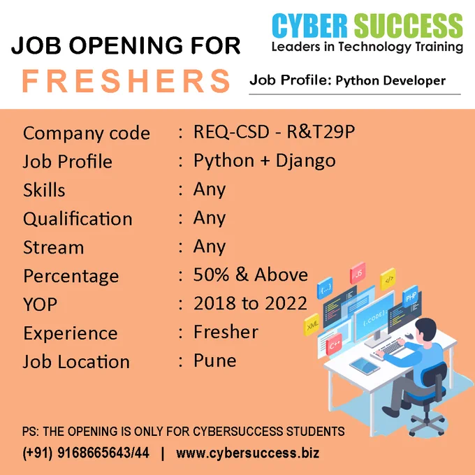 Job post by cyber success 