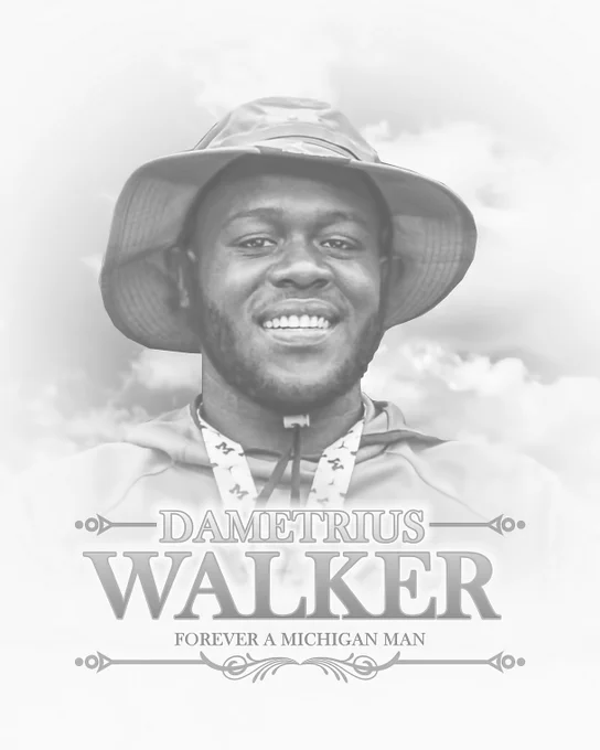 Dametrius Walker. Forever a Michigan Man.