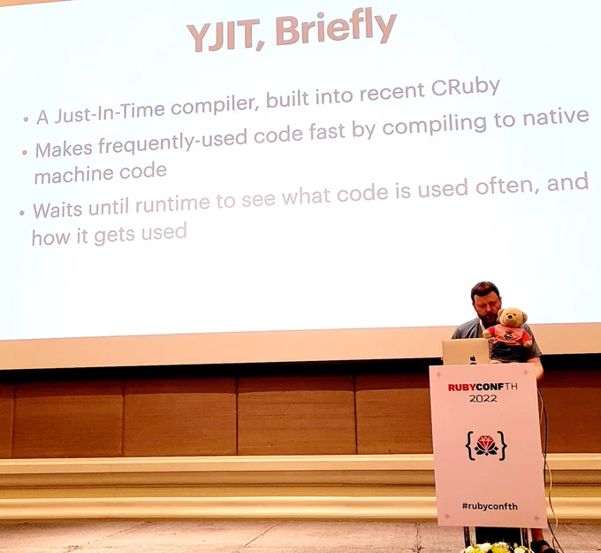 A slide about YJIT