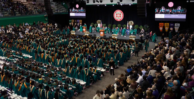 
The #WashU22 December Recognition Ceremony was held on Saturday, December 10, 2022, in the Athletic Complex on the Danforth Campus.