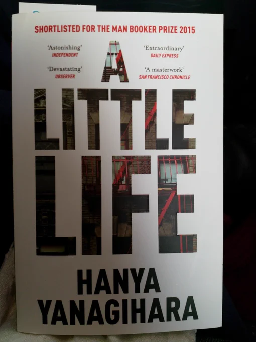 Cover of the novel "A Little Life" by Hanya Yanagihara.