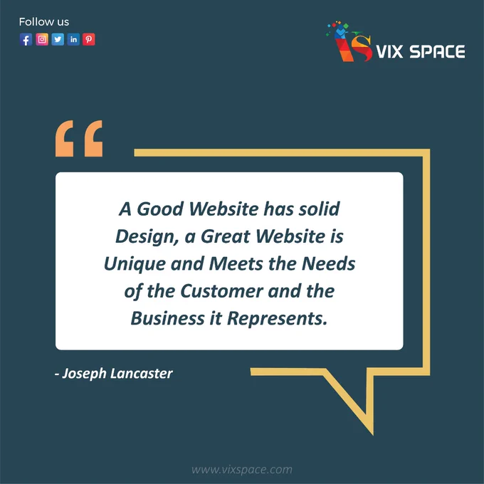  A good website has solid design, a great website is unique and meets the needs of the customer and the business it represents.
