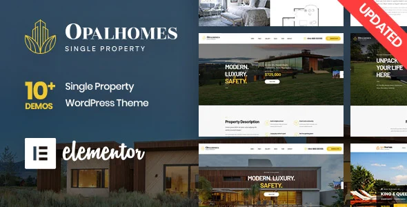 Opalhomes - Single Property WordPress Theme
