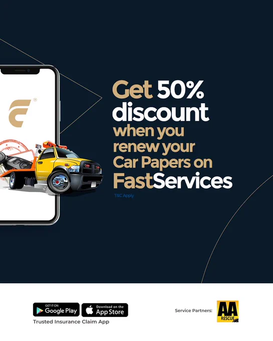 With FastClaim Services, you can: 
1.	Request for Towing Vehicles
2.	Process your vehicles Change of Ownership
3.	Renew your Car Papers
4.	Renew your Driver’s Licence

Head over to the App Store and download/update your FastClaim App.

PS: 50% DISCOUNT GOES TO THE FIRST 10 PEOPLE TO RENEW THEIR CAR PAPERS WITH FASTCLAIM 

U NO BUY MARKET!!!