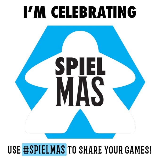 I’m celebrating SpielMas. Use #SpielMas to share your games!