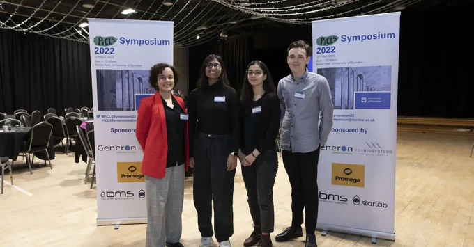 PiCLS Symposium Committee 2022, (from left to right) Ines Jmel Boyer, Hajra Bibi, Nooshin Sheidaei and Findlay Munro
